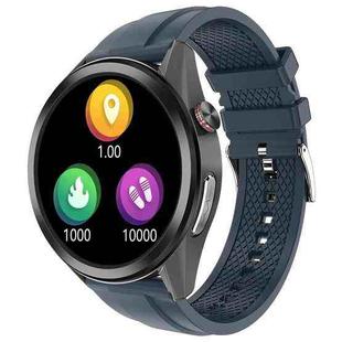 W10 1.3 inch Screen PPG & ECG Smart Health Watch, Support Heart Rate/Blood Pressure Monitoring, ECG Monitoring, Blood Oxygen/Body Temperature Monitoring(Black+Blue)