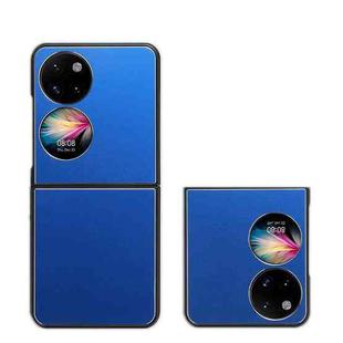 For Huawei P50 Pocket Aluminum Alloy Folding Phone Case(Blue)
