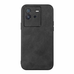 For vivo iQOO Neo6 Cowhide Texture PU Phone Case(Black)