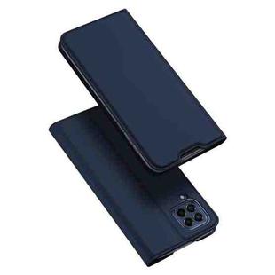 For Samsung Galaxy M53 5G DUX DUCIS Skin Pro Series Flip Leather Phone Case(Blue)