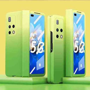 For Huawei Mate X2 Colorful Gradient Tempered Film Integrated Phone Case(Green)