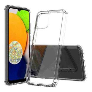 For Samsung Galaxy A03 166mm Shockproof Scratchproof TPU + Acrylic Phone Case(Transparent)