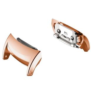 For Galaxy Fit 2 R360 Strap Metal Head(Rose Gold)