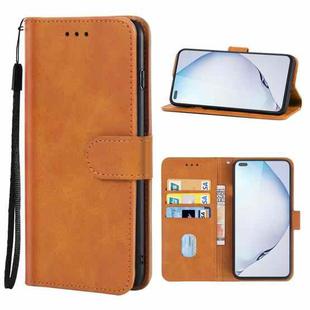 For U-Magic Enjoy 50 Plus Leather Phone Case(Brown)