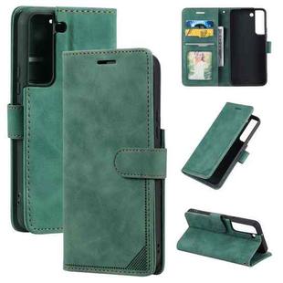 For Samsung Galaxy S22+ 5G Skin Feel Anti-theft Brush Leather Phone Case(Green)