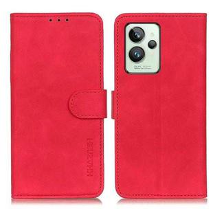 For OPPO Realme GT2 Pro KHAZNEH Retro Texture Horizontal Flip Leather Phone Case(Red)