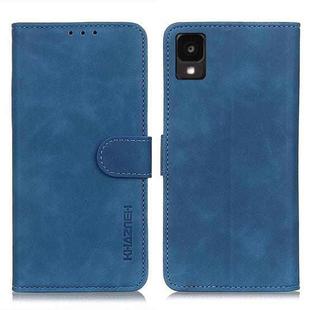 For TCL 30 Z KHAZNEH Retro Texture Horizontal Flip Leather Phone Case(Blue)