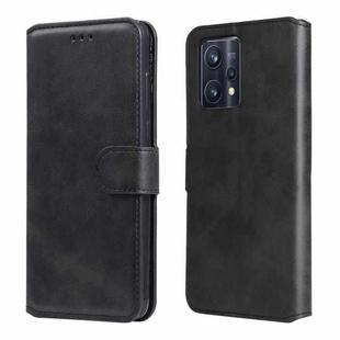 For OPPO Realme 9 Pro+ Classic Calf Texture Flip Leather Case(Black)