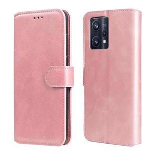 For OPPO Realme 9 Pro+ Classic Calf Texture Flip Leather Case(Rose Gold)