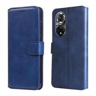 For Honor 50 Pro / Huawei nova 9 Pro Classic Calf Texture Flip Leather Case(Blue)