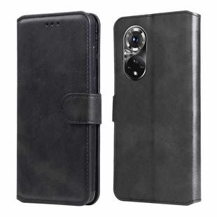 For Honor 50 Pro / Huawei nova 9 Pro Classic Calf Texture Flip Leather Case(Black)