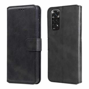 For Xiaomi Redmi Note 11 Global / Note 11S Classic Calf Texture Flip Leather Case(Black)