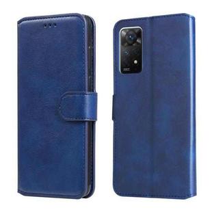 For Xiaomi Redmi Note 11 Pro 4G / 5G Classic Calf Texture Flip Leather Case(Blue)
