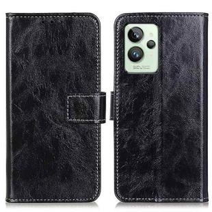 For OPPO Realme GT2 Pro Retro Crazy Horse Texture Leather Phone Case(Black)