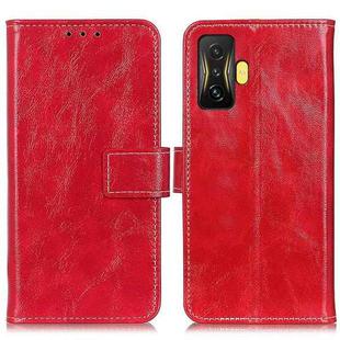 For Xiaomi Poco F4 GT 5G Retro Crazy Horse Texture Leather Phone Case(Red)