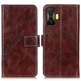 For Xiaomi Poco F4 GT 5G Retro Crazy Horse Texture Leather Phone Case(Brown)