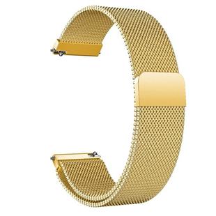 For Galaxy Watch Active Milanese Watch Band(Golden)
