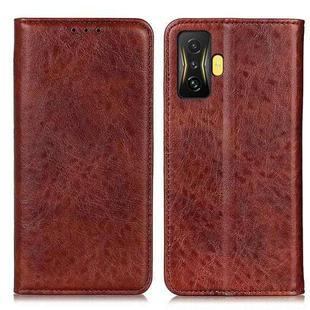 For Xiaomi Poco F4 GT 5G Magnetic Crazy Horse Texture Leather Phone Case(Brown)