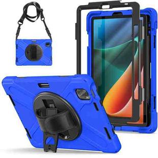 For Xiaomi Pad 5 / Pad 5 Pro Silicone + PC Tablet Case(Blue)