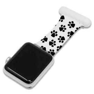 Printing Silicone Nurse Watch Band For Apple Watch Series 7 41mm / 6&SE&5&4 40mm / 3&2&1 38mm(11)