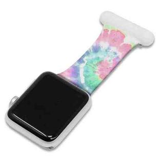 Printing Silicone Nurse Watch Band For Apple Watch Series 7 45mm / 6&SE&5&4 44mm / 3&2&1 42mm(7)