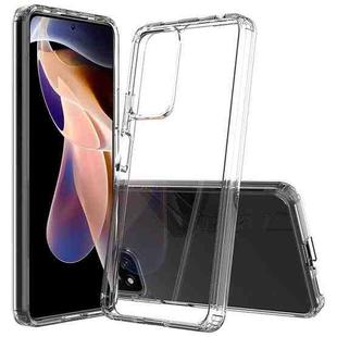 For Xiaomi Redmi Note 11 Pro+ 5G Scratchproof TPU + Acrylic Protective Phone Case(Transparent)
