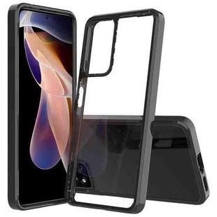 For Xiaomi Redmi Note 11 Pro+ 5G Scratchproof TPU + Acrylic Protective Phone Case(Black)