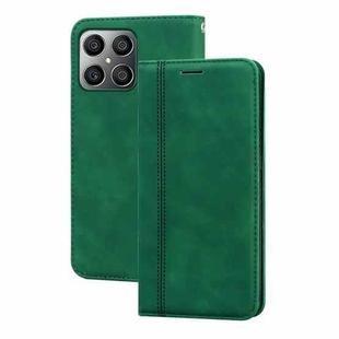 For Honor X8 / X30i Frosted Business Magnetic Flip Leather Phone Case(Green)