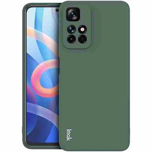 For Xiaomi Redmi Note 11 5G / Note 11T 5G IMAK UC-4 Series Straight Edge TPU Phone Case(Dark Green)