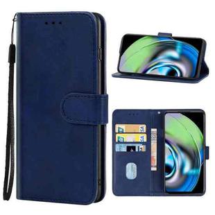 For OPPO Realme V23 Leather Phone Case(Blue)