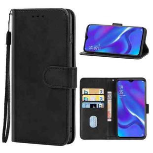 For OPPO RX17 Neo Leather Phone Case(Black)