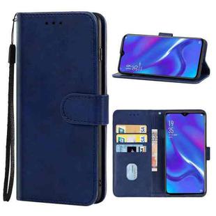 For OPPO RX17 Neo Leather Phone Case(Blue)
