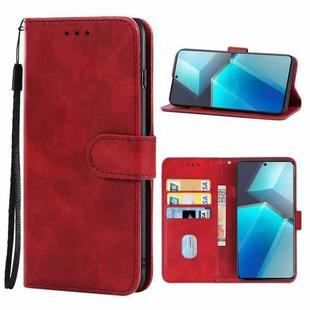 For vivo iQOO Neo6 SE Leather Phone Case(Red)