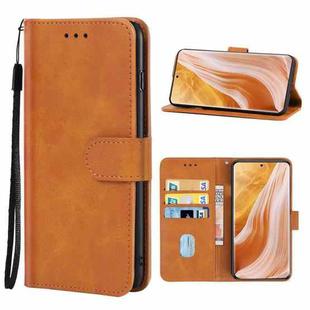 For ZTE Axon 40 Pro Leather Phone Case(Brown)