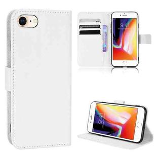 For iPhone SE 2022 / SE 2020 / 8 / 7 Diamond Texture Leather Phone Case(White)