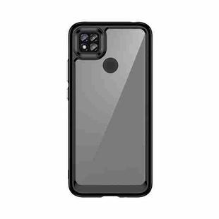 For Xiaomi Poco C3 Colorful Series Acrylic + TPU Phone Case(Black)