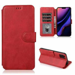 For iPhone 11 Pro Shockproof PU + TPU Leather Phone Case (Red)