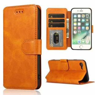 For iPhone SE 2022 / SE 2020 / 8 / 7 Shockproof PU + TPU Leather Phone Case(Khaki)