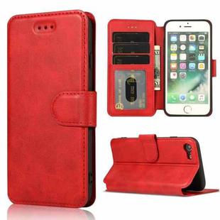 For iPhone SE 2022 / SE 2020 / 8 / 7 Shockproof PU + TPU Leather Phone Case(Red)