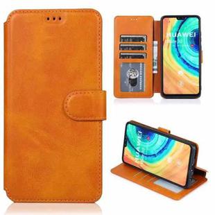 For Huawei Mate 30 Shockproof PU + TPU Leather Phone Case(Khaki)
