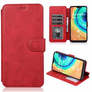 For Huawei Mate 30 Shockproof PU + TPU Leather Phone Case(Red)