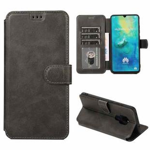 For Huawei Mate 20 Shockproof PU + TPU Leather Phone Case(Black)