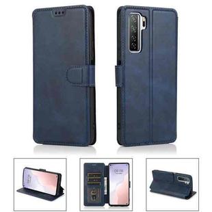 For Huawei nova 7 SE Shockproof PU + TPU Leather Phone Case(Blue)