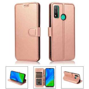 For Huawei P Smart 2020 Shockproof PU + TPU Leather Phone Case(Rose Gold)