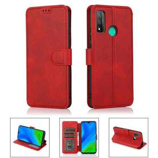 For Huawei P Smart 2020 Shockproof PU + TPU Leather Phone Case(Red)