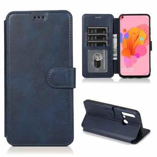 For Huawei P20 Lite 2019 Shockproof PU + TPU Leather Phone Case(Blue)
