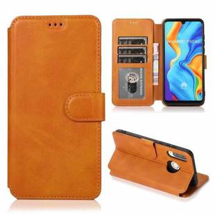 For Huawei P30 Lite Shockproof PU + TPU Leather Phone Case(Khaki)