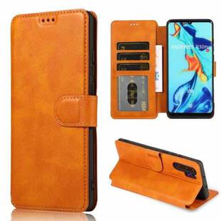 For Huawei P30 Pro Shockproof PU + TPU Leather Phone Case(Khaki)