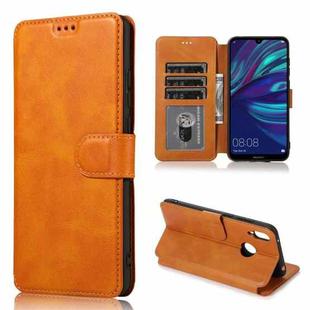For Huawei Y7 2019 Shockproof PU + TPU Leather Phone Case(Brown)