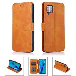 For Huawei P40 Lite Shockproof PU + TPU Leather Phone Case(Khaki)